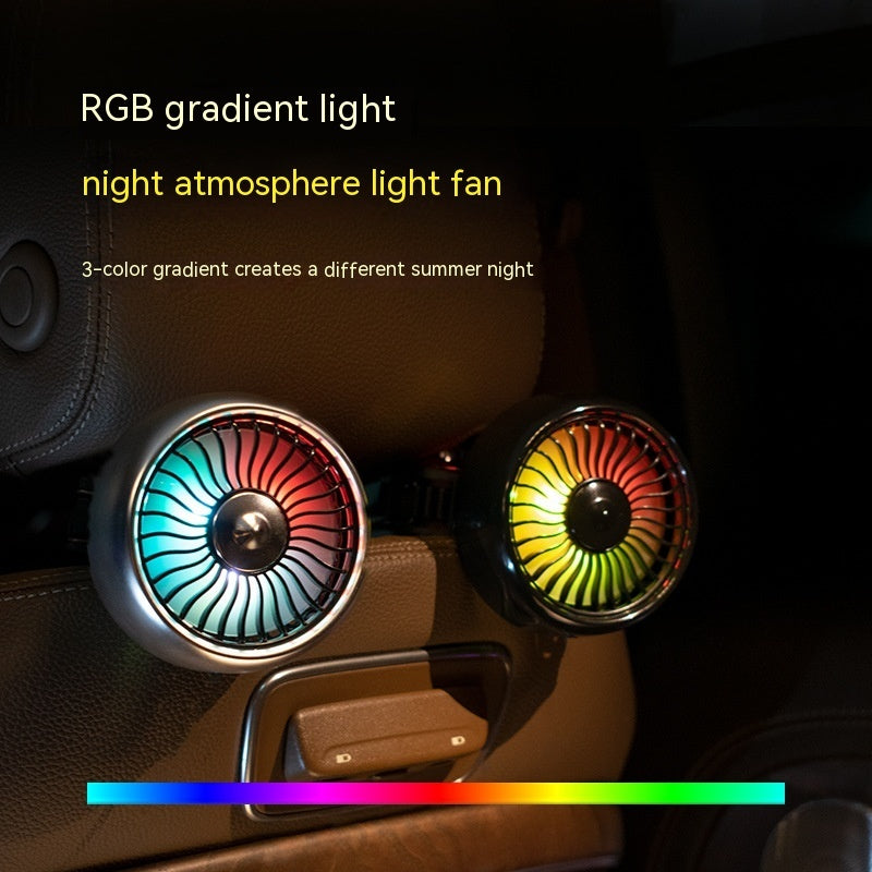 Auto-Ventilator, Rücksitz, USB-Haken, elektrischer Ventilator